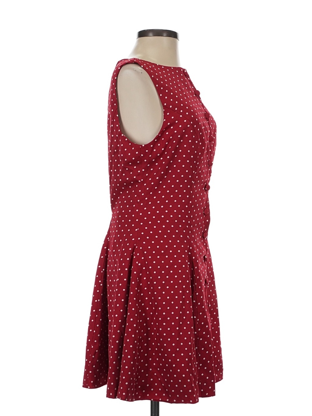 Commense Polka-Dot Sleeveless Tie-Back Dress - Size XS - Picture 11 of 15